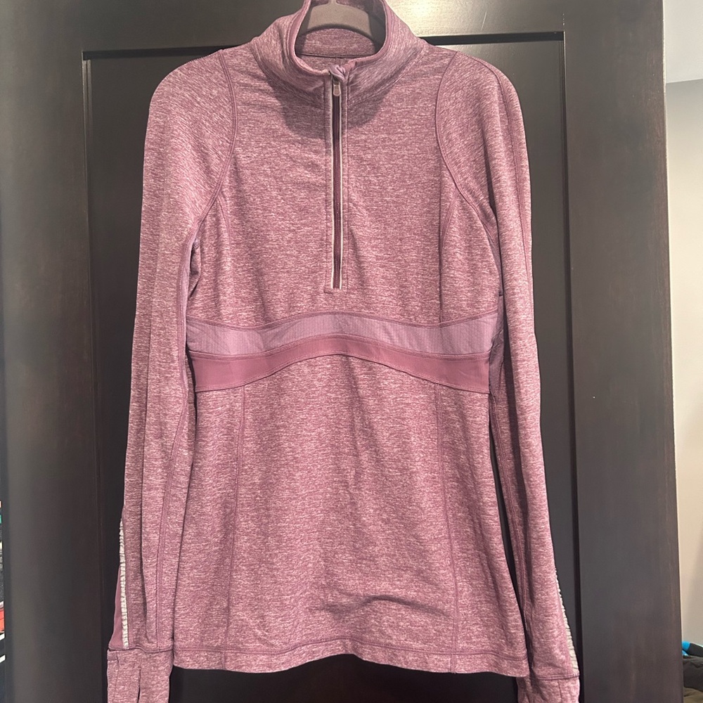 Lululemon Size 8 Full Tilt 1/2 Zip Pullover Top